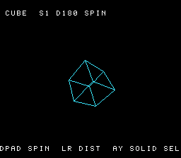 Wireframe 3-D Solid preview