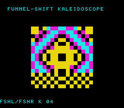 Funnel-Shift Kaleidoscope preview