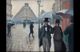 Paris Street; Rainy Day by Gustave Caillebotte