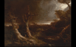 Tornado in an American Forest by Thomas Cole