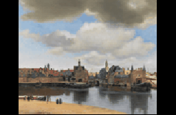 View of Delft by Johannes Vermeer