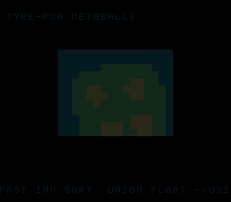 Type-Pun Metaballs preview