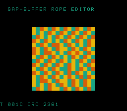 Gap-Buffer Rope Editor preview